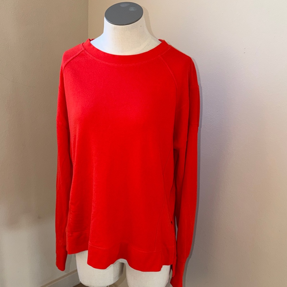 EUC Sweaty Betty Sweaty After Class Sweatshirt Pentas Red Size Small